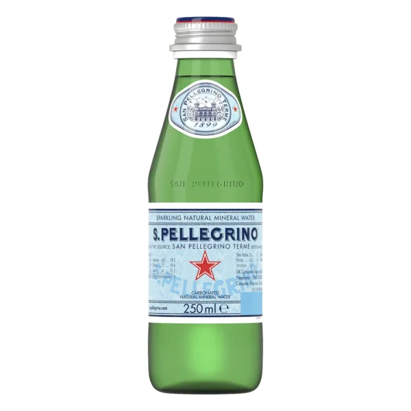 S.PELLEGRINO Naturalna woda mineralna gazowana 250 ml 24szt