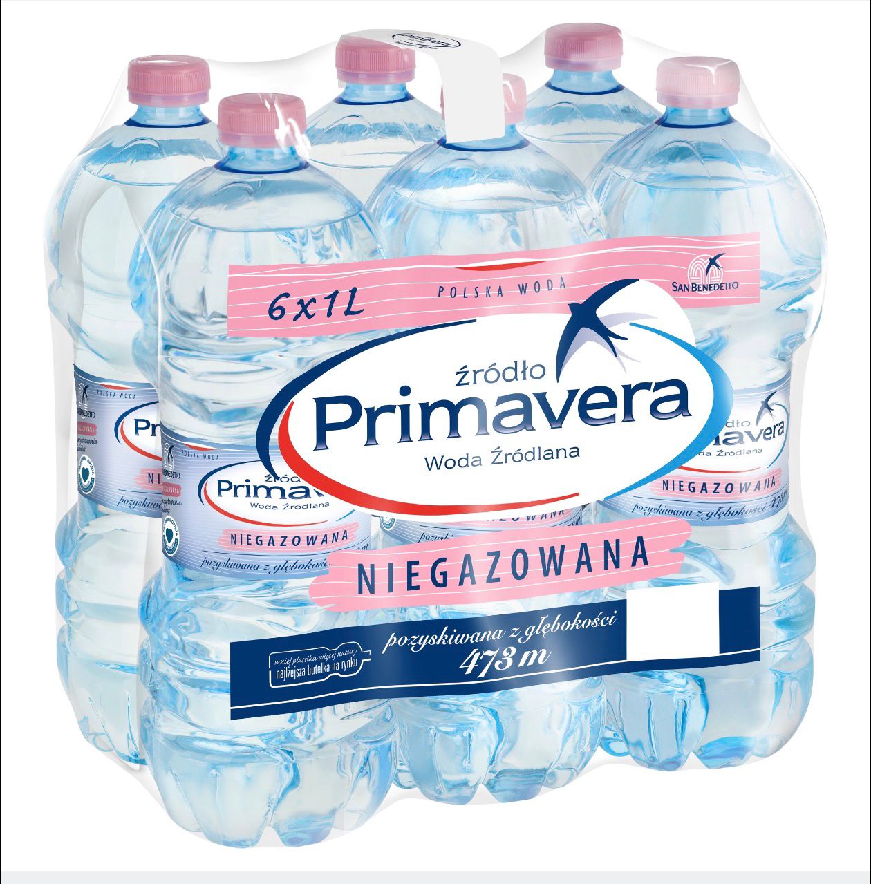 Primavera Woda źródlana niegazowana 6 x 1 l